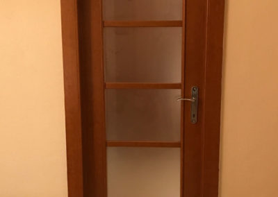 Beltéri ajtó, furatolt szerkezet, fóliázott, bavaria bükk színű